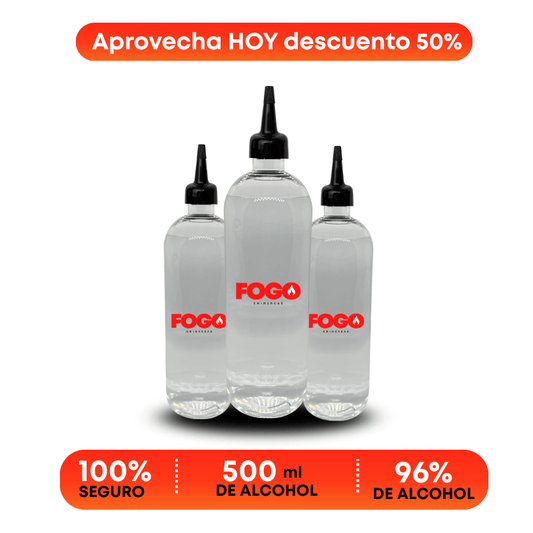 3 Envases de Bioetanol 500ml